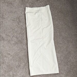 NWT Zara cream bodycon skirt